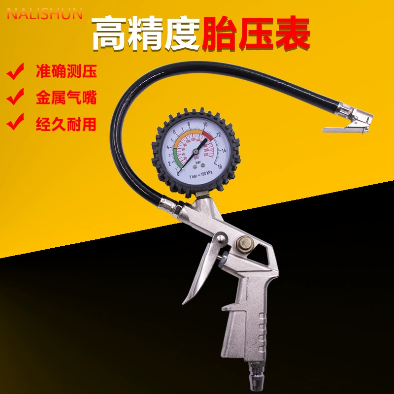 Манометр в шинах Барометр Пистолет давления в шинах Манометр Указатель Циферблат Высокоточный Циферблат Манометр в шинах