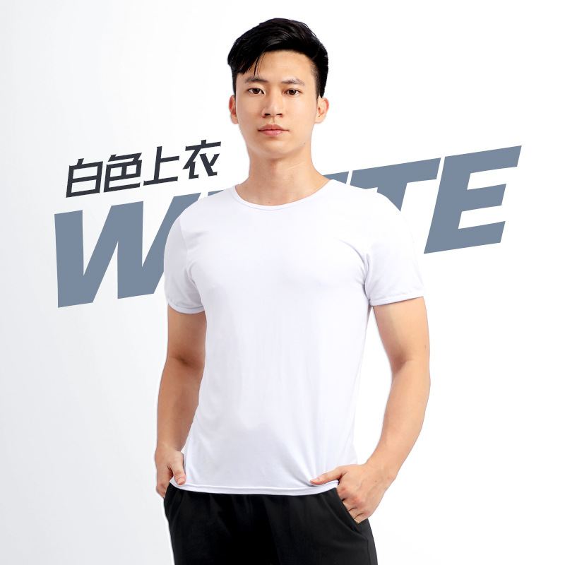 Adulto de la aptitud de los hombres de manga corta de verano de entrenamiento casual de running slim fit ropa modal sudor absorbente transpirable camiseta superior