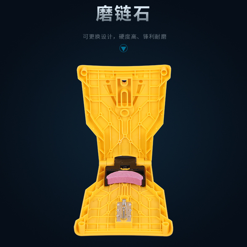 Máquina de pulir Cadena de carpintería especial afilador de sierra de cadena afilador de piedra de afilar titular herramienta de molienda de cadena rápida amoladora portátil reparación
