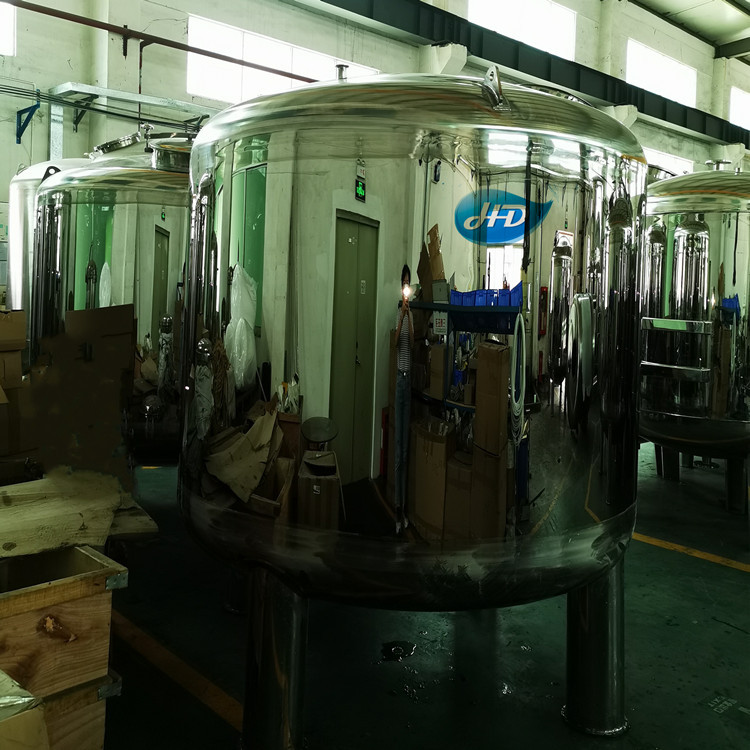 厂家供应深圳宏达不锈钢双镜面抛光纯化水箱/不锈钢316L储料罐