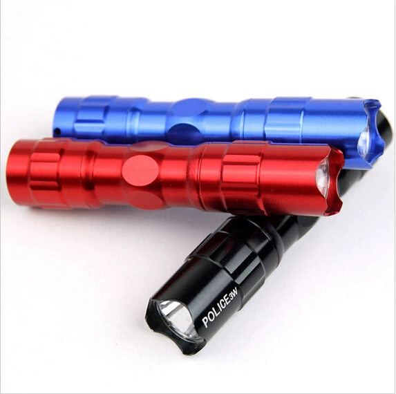 Светодиодный мини-фонарик из алюминиевого сплава, 3 Вт, подарочный, в белой коробке, 27 г, сверхъяркий