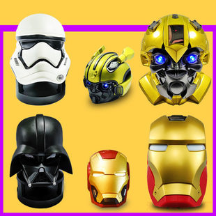 (Cross-border trading), Bumblebee, cartoon speakers, new collection, Iron Man, bluetooth, Birthday gift