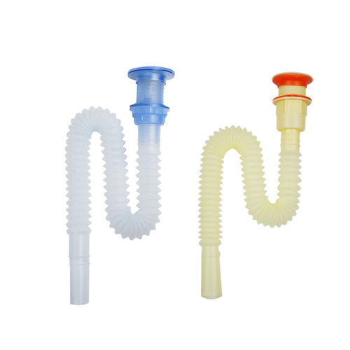 Basin drain pipe mop pool drain wash basin telescopic drain pipe vegetable basin wash basin balcony sink sewer