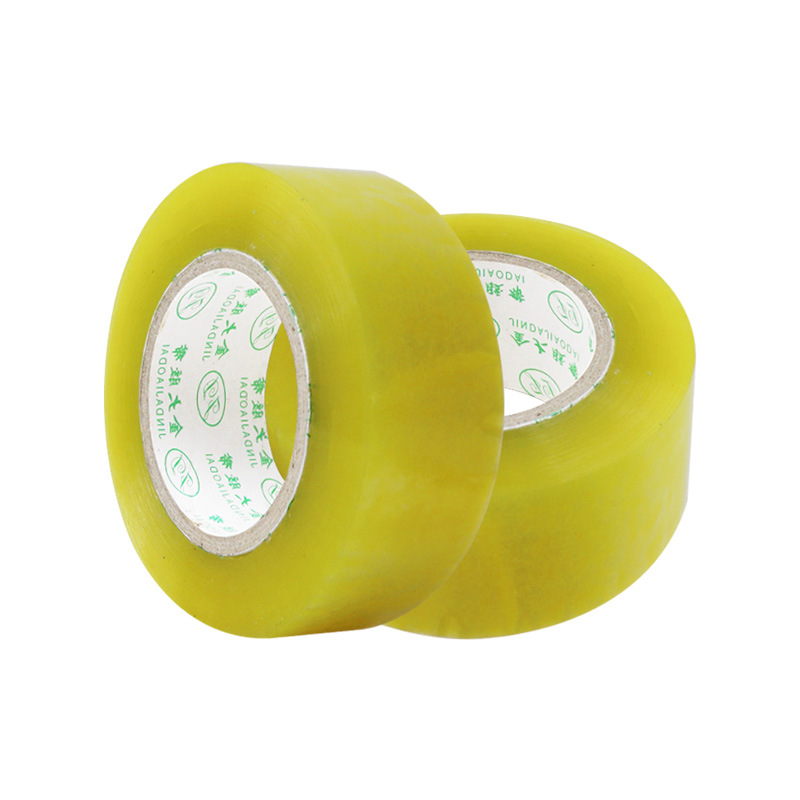Cinta adhesiva transparente ancha en rollo grande, para embalaje, venta directa