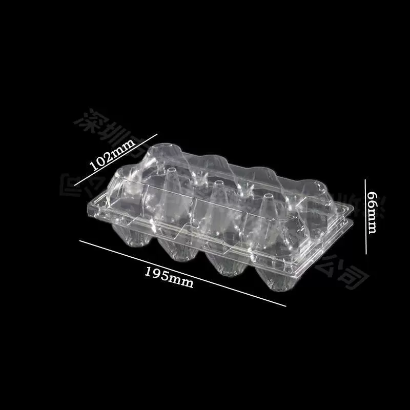 Прозрачная упаковка для яиц среднего размера, на 12 яиц, картонная коробка для яиц, оптовая продажа от производителя с бесплатной доставкой
