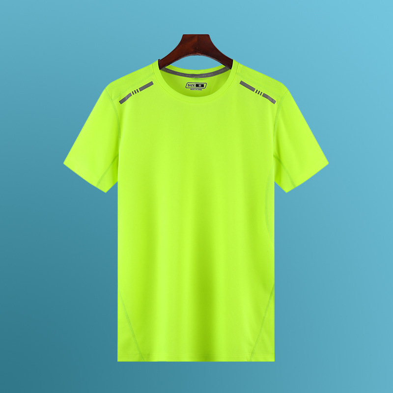 Coach lifeguard work clothes Water Park reflective quick-drying clothes T-shirt logo running short sleeve customization