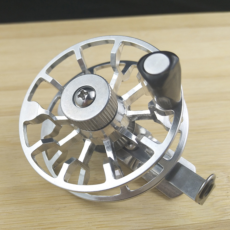 Haisei D55 Lightweight All-Metal Ice Fishing Reel 2