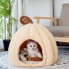 Pet cat nest closed cat nest dog nest winter plus velvet source factories demolished pet pumpkin cat nest