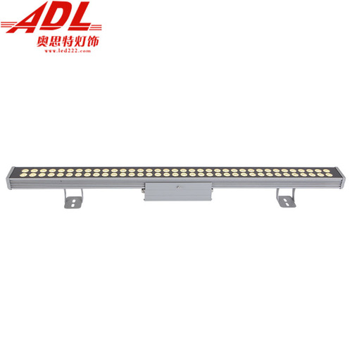 LED wall washing light outdoor DMX512 lighting linear light 18W 24W wall-mounted seven-color low voltage 24V RGB strip light