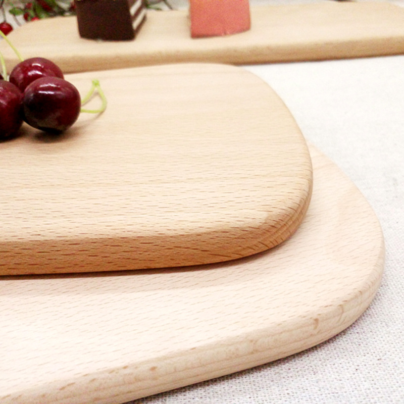 Tablero de cortar de haya japonés Tablero de cortar de madera maciza para hornear de cocina Tablero de cortar de madera maciza Tablero de cortar de madera