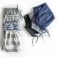 Shangsha Superior Products-Summer Cotton Gauze Pajama Pants Men's Short Muyin Japanese Plaid Beach Pants Large Size Wholesale