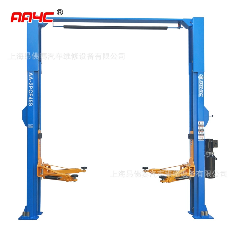 4,5 т портальный автомобильный подъемник 8-изгиб двойной колонки Лифт односторонняя ручная разблокировка козловой подъемник автомобиля