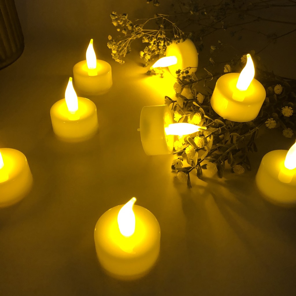 Electronic lights, LED candle, 10 pieces, remote control