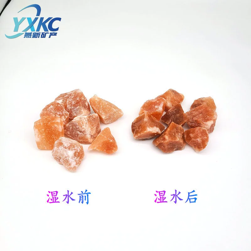 Голубь Блок гемоглобина темно-красный Соль Гравий Соль Дом Хан Парная Соляная лампа Гималайские благовония Камень Минеральная соль