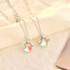 Summer genuine fresh accessory, advanced necklace, 925 sample silver, high-quality style