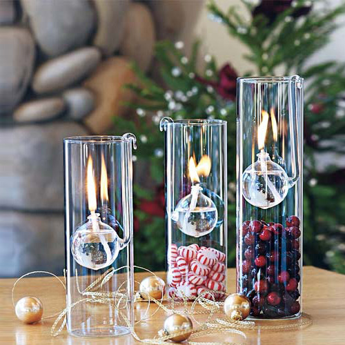 Creativo transparente hecho a mano candelabro de cristal gancho cilindro lámpara aceite Europea decoración del hogar decorativo Venta Directa fábrica al por mayor