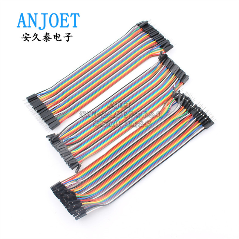 40p DuPont Line Male-to-Male Male-to-Female Female-to-Female 10/15/20/30cm Color Cable Connection Line