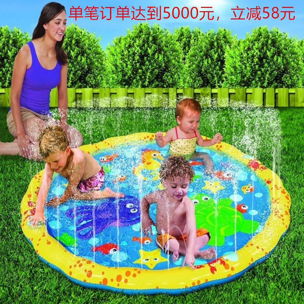 喷水垫，亚马逊热销新款喷水垫，儿童喷水垫，户外草坪喷水垫