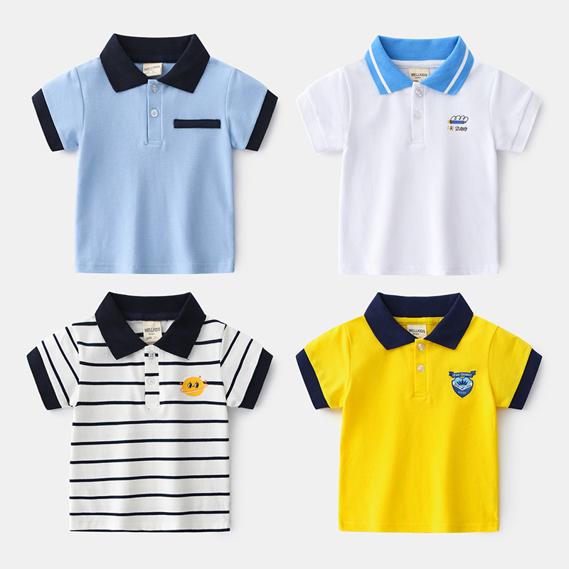 Children's summer cartoon polo