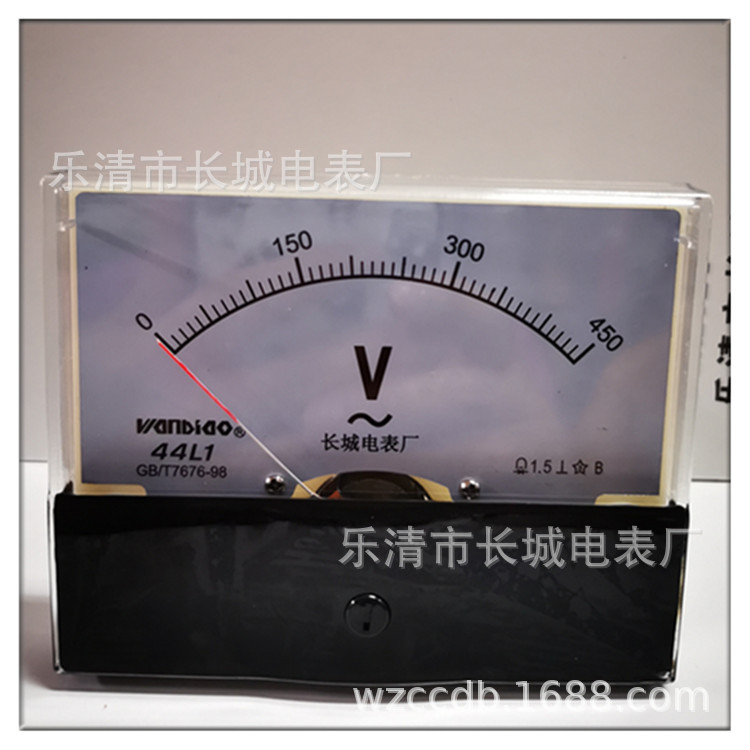 厂家直销 长城电表厂 44L1 450V 交流指针式电压测量仪表