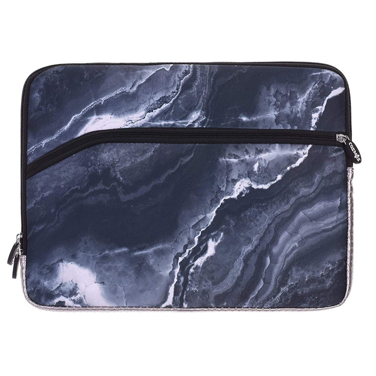 Cross-Border Supply of Diving Material Computer Bags, Marble Apple Notebook Waterproof Protective Cases, Customizable Waterproof and Shockproof
