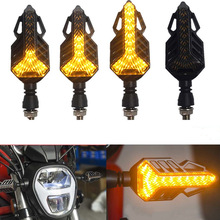 大箭头摩托车13LED流水跑马信号转向指示灯 街跑机车转向灯运行灯