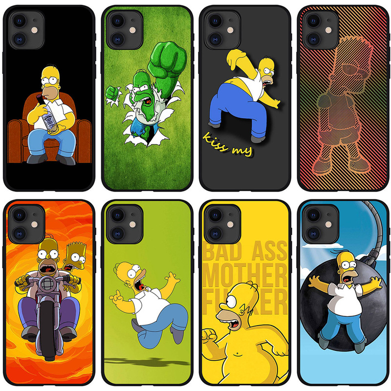 Simpson Phone Case Suitable for iPhone 17 Cross-Border Cartoon Spoof Phone Case Apple X Simpson Case Simpson Phone Case Suitable for iPhone 17 Cross-Border Cartoon Spoof Phone Case Apple X Simpson Case
