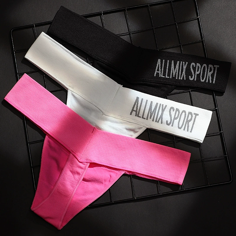 Трусики-тангал ALLMIX SPORT (для женщин) с эластичным поясом, бесшовные спортивные шорты 2–XL