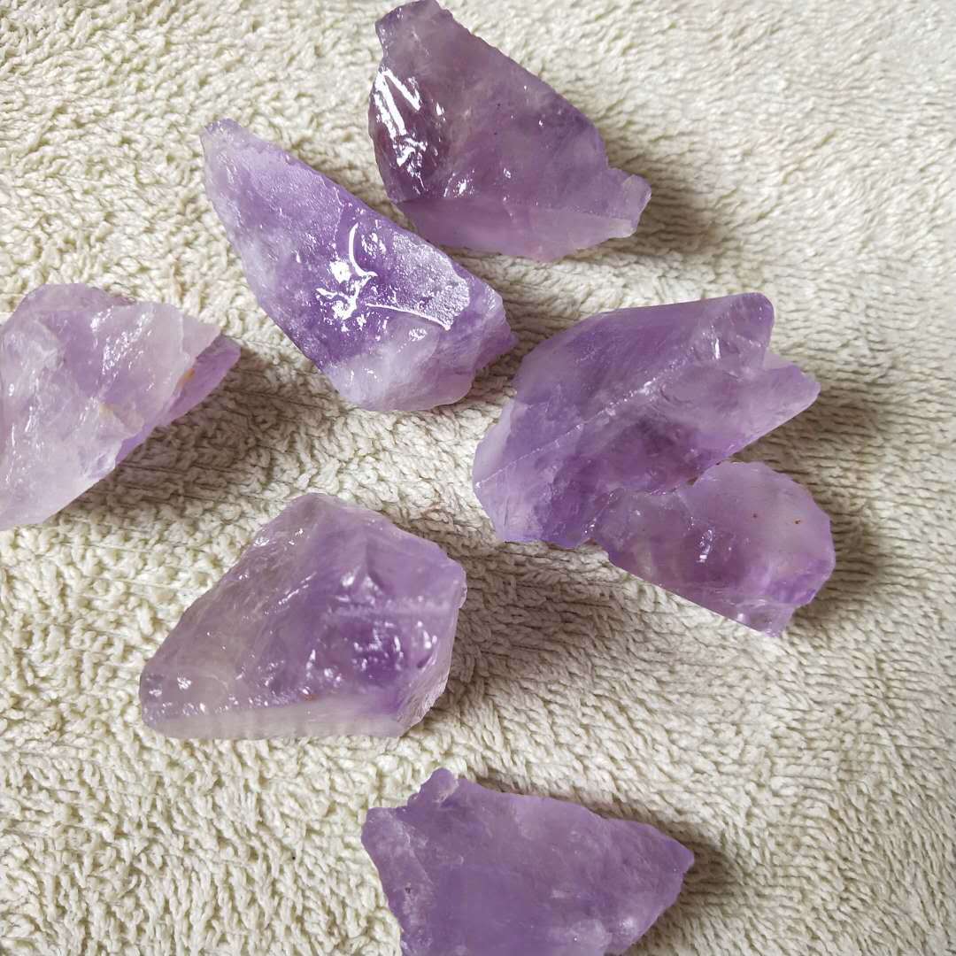 扩香水晶工艺品摆饰无火香薰扩香石 白水晶碎石原石批发