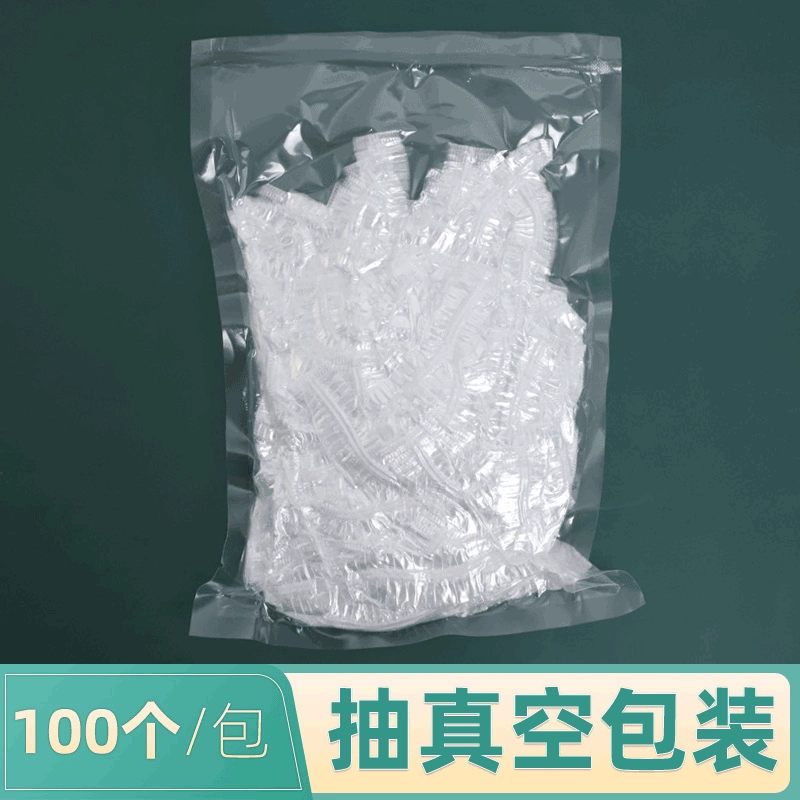 Оптовая Продажа с фабрики очень большая утолщенная шапочка для душа вакуумная 100 упаковка шапочки для красоты и парикмахерской одноразовой шапочки для душа