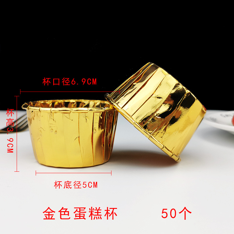 50 piezas/pieza de oro