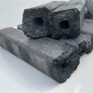 定制机制竹炭厂家天达炭业纯竹粉制作四角六角型炭机制炭烧烤木炭