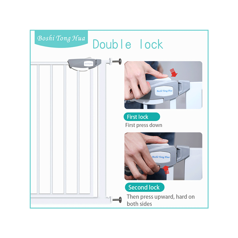 Valla de puerta de escalera puerta de protección para niños valla de puerta de bebé valla de aislamiento para mascotas valla de perro valla de puerta de barra