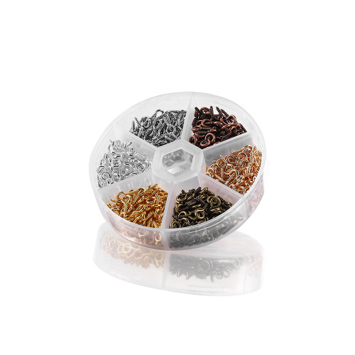 diy jewelry accessories cross-border amazon horn nails personalized screws earrings pendant material set