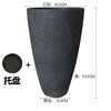 Plastic high boots, flowerpot, resin indoor, increased thickness