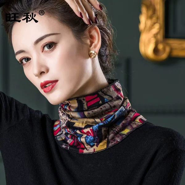 A generation of 100 wool scarf women's pure wool scarf warm neck cold collar false collar 1006