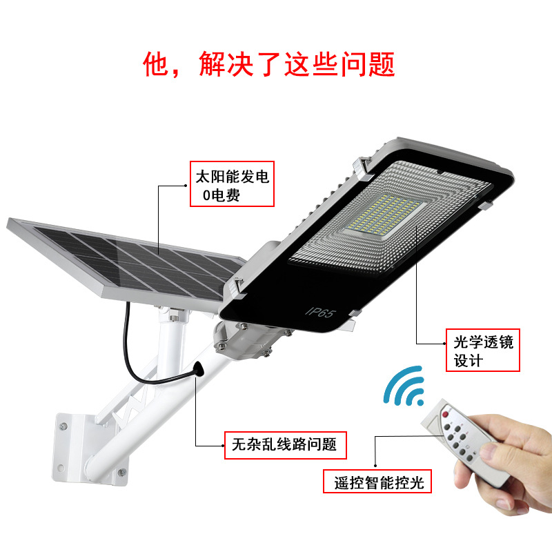 LED street lamp solar-powered