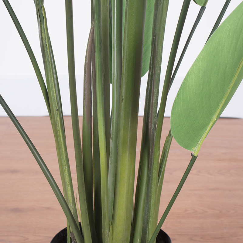 Simulación pájaro del paraíso skybird agua belleza falsa planta verde canna árbol en maceta sala de estar nórdica viajero árbol de plátano