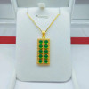 Abacus, brass pendant, jewelry jade, micro incrustation, with gem, wholesale