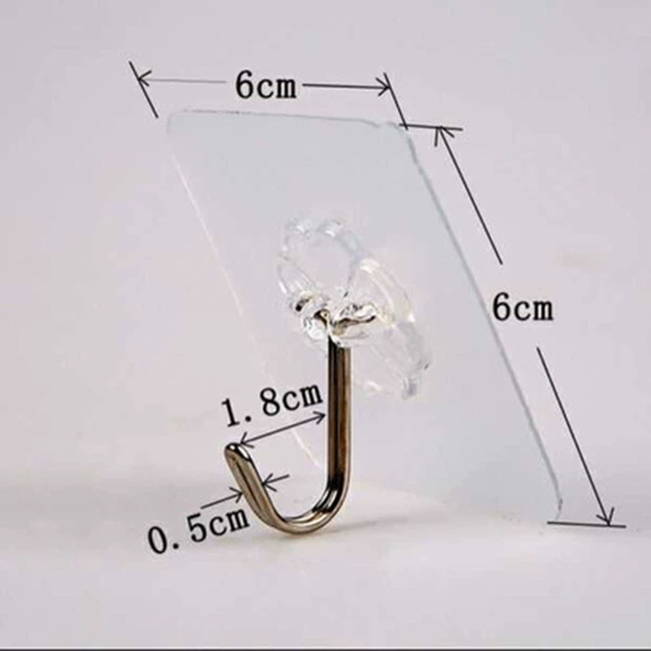 6*6 thickened transparent hook