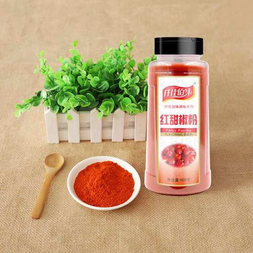 Red Bell Pepper Powder 500g High-Quality Bell Pepper Powder Chili Powder Color Enhancer for Western Cuisine Baking, Factory Wholesale