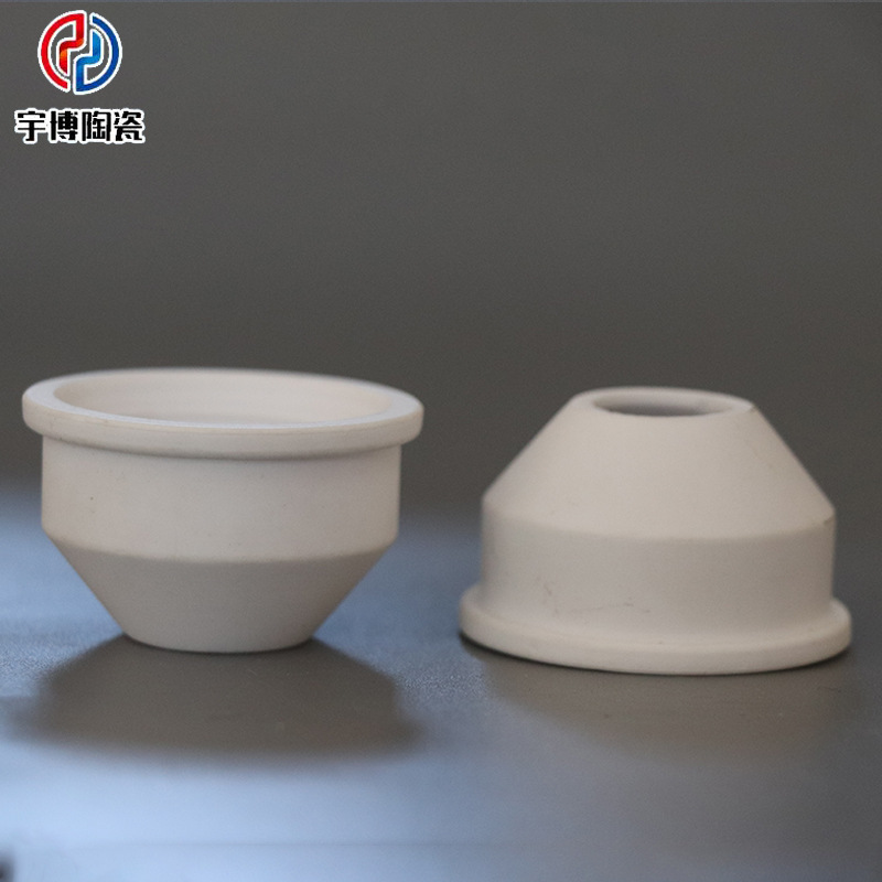 厂家供应95瓷氧化铝焊接陶瓷嘴 喷嘴焊接陶瓷泛洋PC-200瓷嘴
