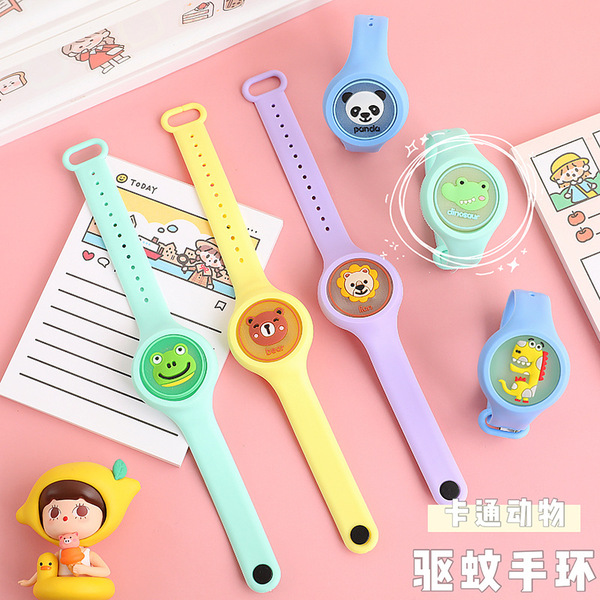 Cartoon flashing glowing watch