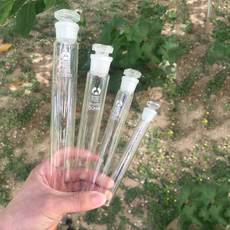 玻璃比色管 具塞比色管带刻度比色管10ml 25ml 50ml 100ml带塞子