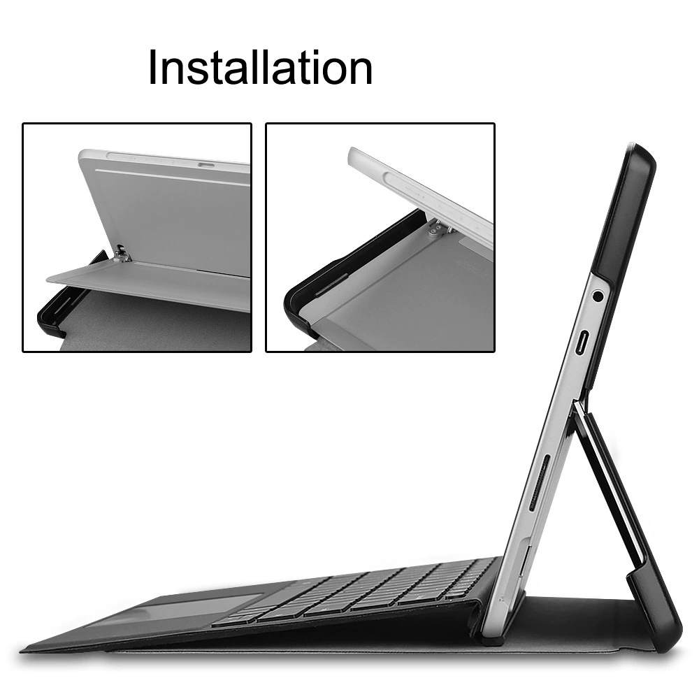 Защита корпуса для планшета Microsoft Surface: go4/go3/go2, передняя панель, место под клавиатуру