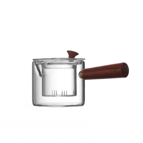 Glass teapot side handle high temperature resistant teapot electric ceramic stove teapot household wholesale cross-border kettle glass
