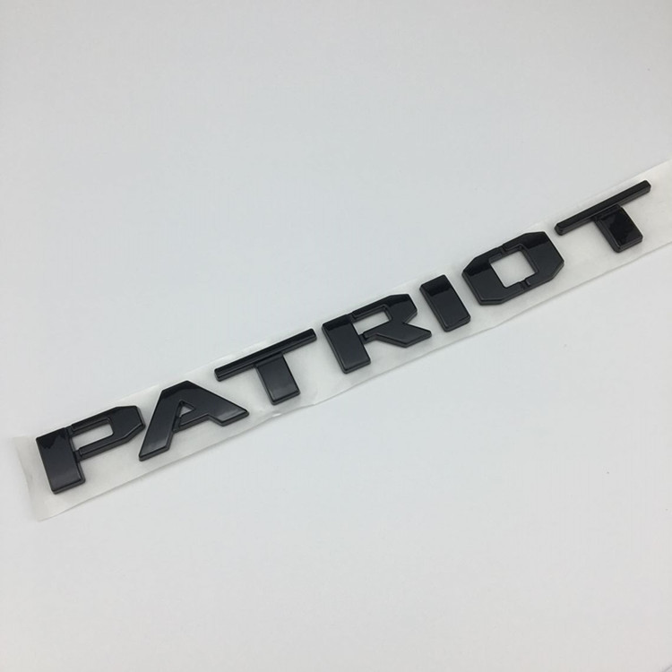 (2개) 지프 JEEP 로고 무료 승객 PATRIOT 자동차 스티커 무료 빛 수정 단어 로고 자동차 스티커에 적합