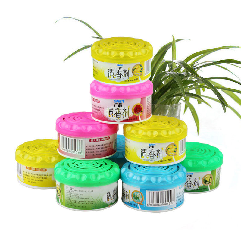 Solid fresh air fragrance aromatherapy box toilet indoor deodorant car perfume Guangyun balm factory wholesale