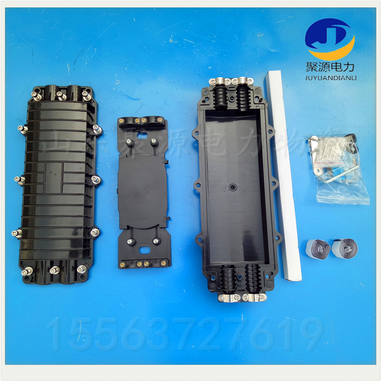 PC卧式塑料接头盒24芯架空直埋光缆接头盒12芯室外复合光缆