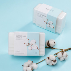 MINISO Bulk Thick and Thin Combo Pack Makeup Pads, Wet and Dry Double-Use Cleansing Cloths, 475 Pieces per Box